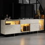 Hanah Home Soporte para TV Norm - Travertino, Gold